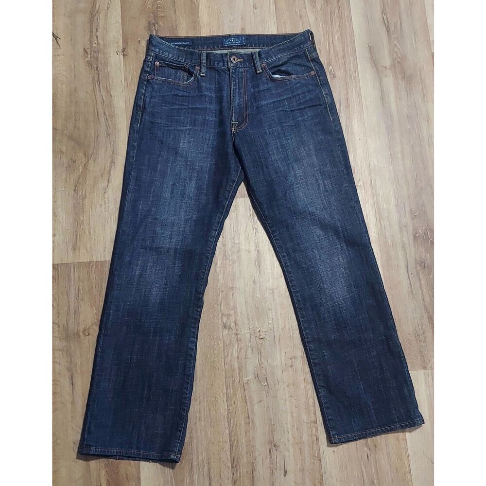 Lucky Brand Jeans Men.s 32x30 Medium Wash 361 Vintage Straight Mid Rise Denim